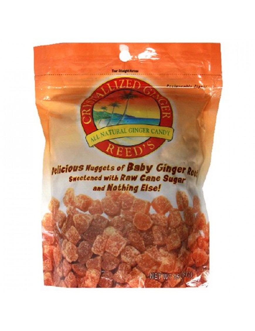 Reed's Crystallized Ginger Pouch (6x16 Oz)