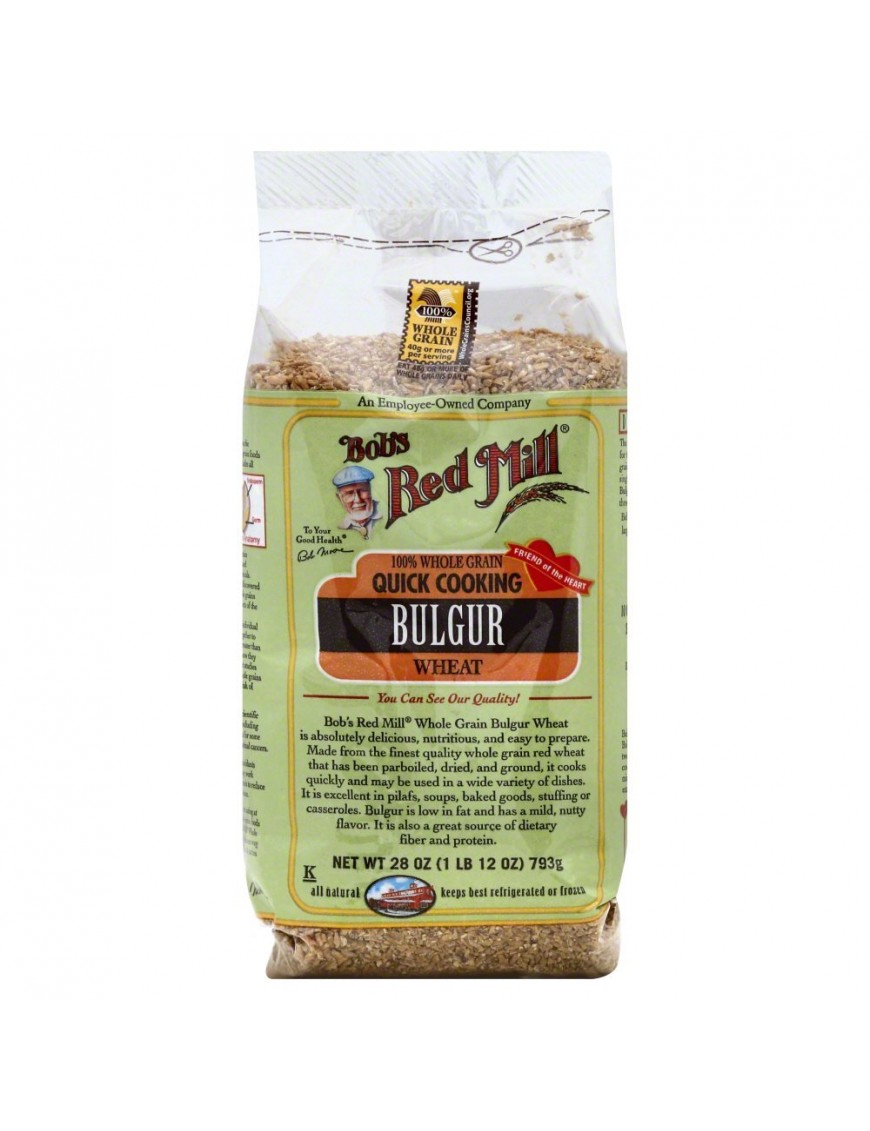 Bob's Red Mill Bulgur (Ala) From Hard Red Wheat (4x28 Oz)