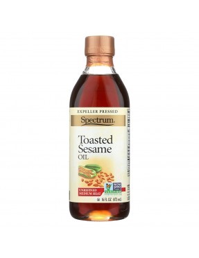 Spectrum Naturals Toasted Unrefined Sesame Oil (12x16 Oz)