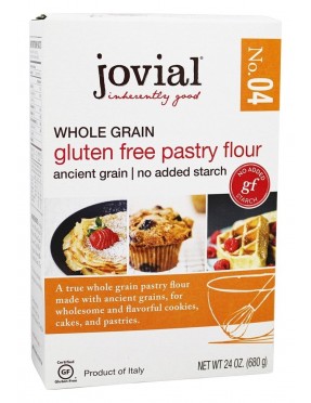 Jovial Whole Grain Gluten Free Pastry Flour No. 4 (6x24 OZ)