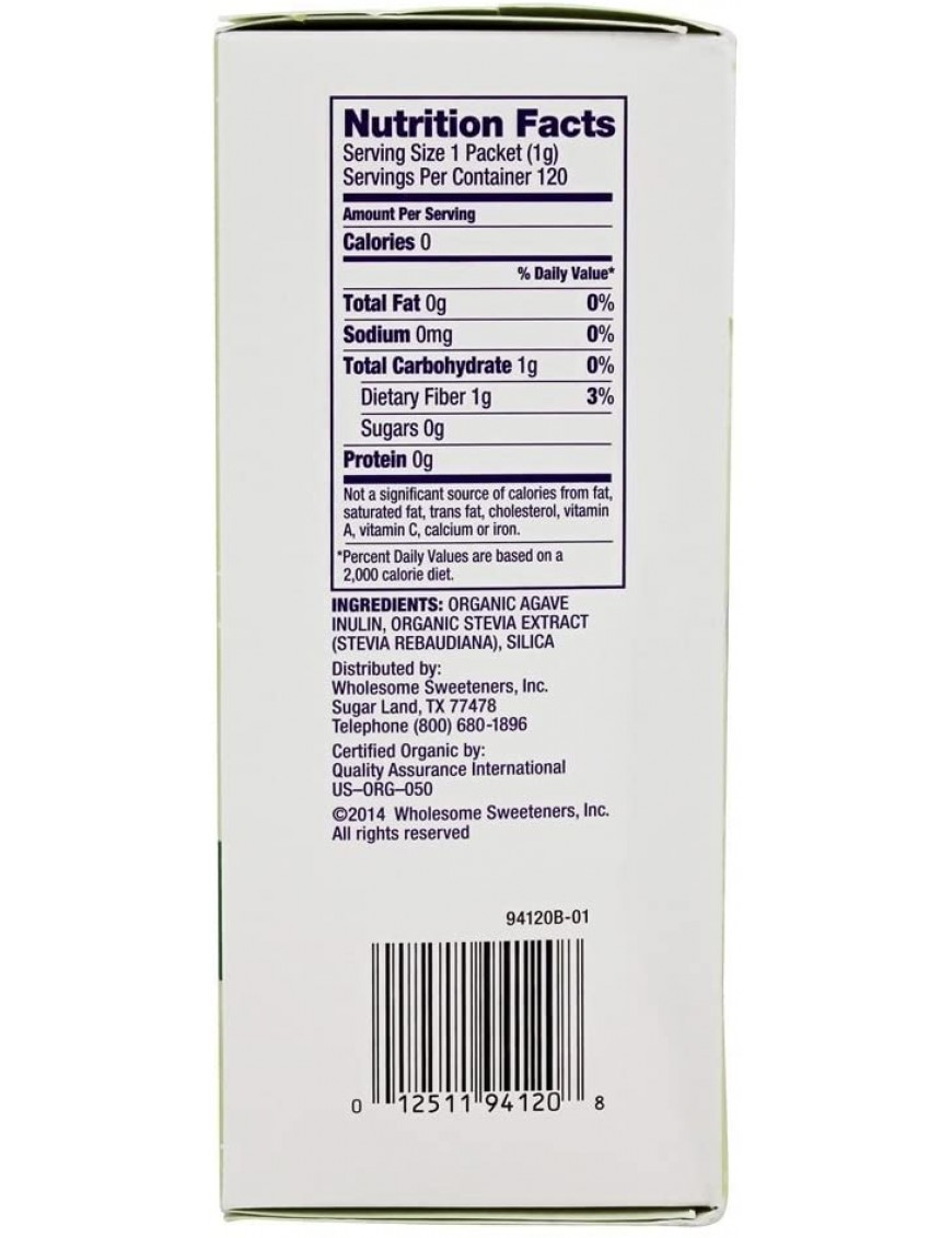 Wholesome Sweeteners Stevia (6x75x1GR)