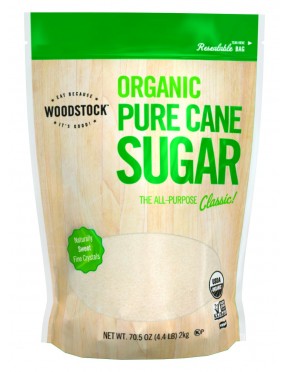 Woodstock Pure Cane Granulated Sugar (5x4.4 LB)