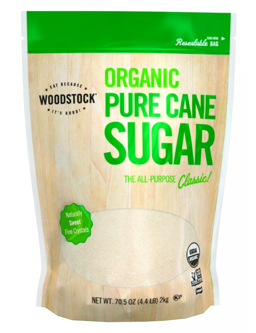 Woodstock Pure Cane Granulated Sugar (5x4.4 LB)