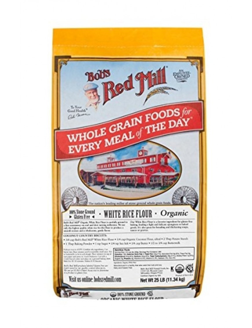 Bob's Red Mill Rice Flr White (1x25LB )