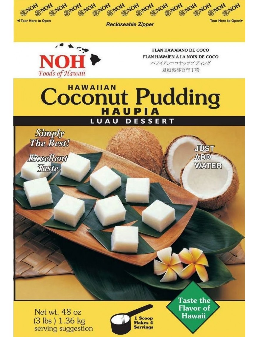 Noh Of Hawaii Hawaiian Coconut Pudding (6x4Oz)