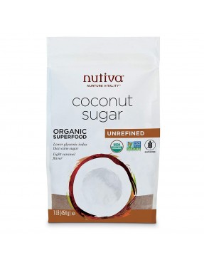 Nutiva Og2 Coconut Sugar Unrefined (6x16Oz)