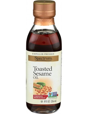 Spectrum Naturals Unrefined Toasted Sesame Oil (6x8 Oz)