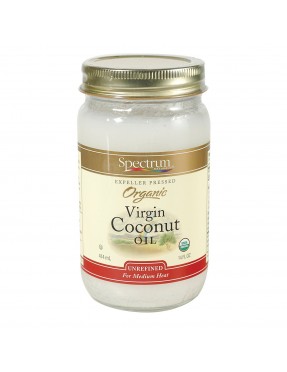 Spectrum Naturals Unrefined Coconut Oil (12x14 Oz)