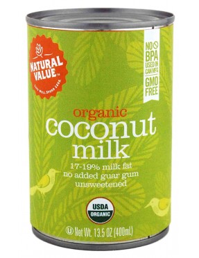 Natural Value Organic Coconut Milks (12x13.5Oz)