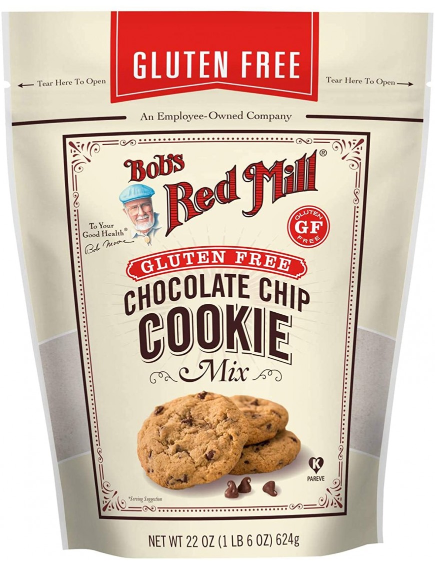 Bob's Red Mill Chocolate Chip Cookie Mix Gluten Free (4x22 Oz)