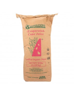 Wholesome Sweeteners Cane Sugar (1x25lb)