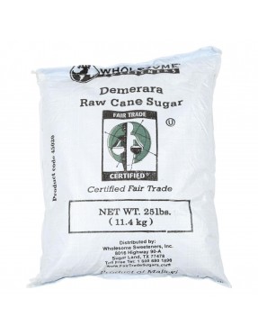 Wholesome Sweeteners Turbinado Demerara Sugar (1x25lb)