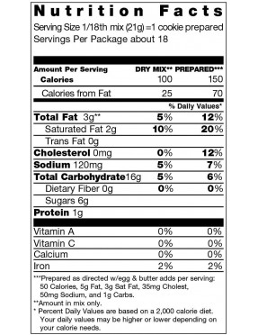 Pamela's Choc Chunk Cookie Mix Gluten Free (6x13.6 Oz)