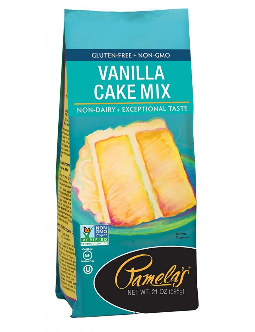 Pamela's Classic Vanilla Cake Mix Gluten Free (6x21 Oz)