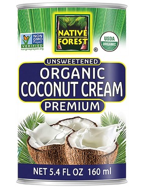 Native Forest Organic Premium Coconut Cream Unsweetened  (12x5.4 OZ) 