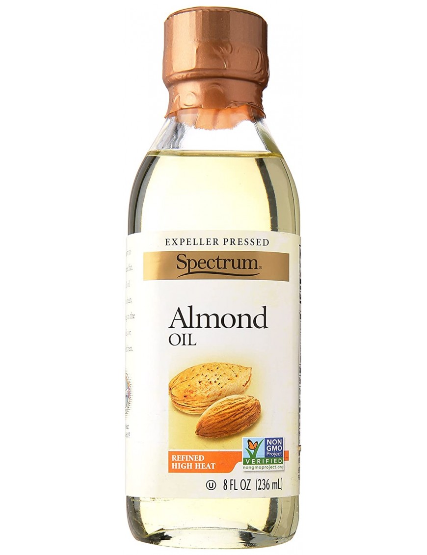 Spectrum Naturals Sweet Refined Almond Oil (6x8 Oz)