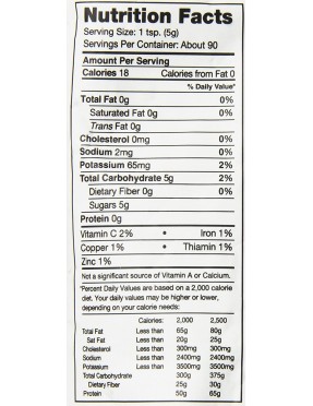 Nutiva Og2 Coconut Sugar Unrefined (6x16Oz)