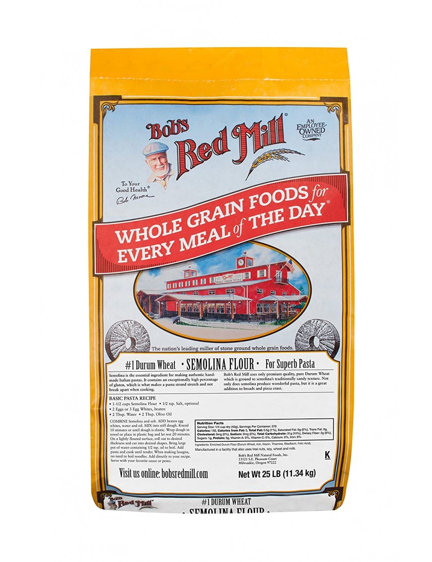 Bob's Red Mill Semolina Flour (1x25LB )