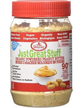 Betty Lou's Just Great Stuff Organic Powdered Peanut Butter (12x6.5 Oz)