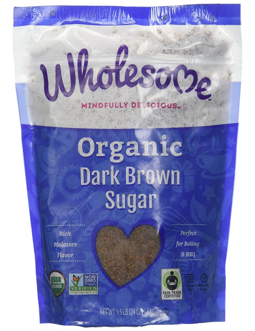 Wholesome Sweeteners Dark Brown Sugar (6x24 Oz)