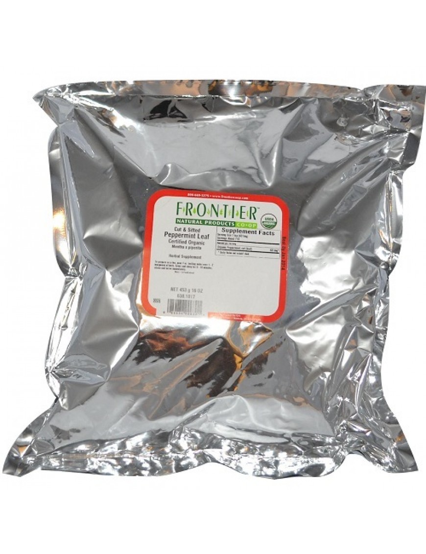 Frontier Herb Peppermint Leaf C/S (1x1lb)