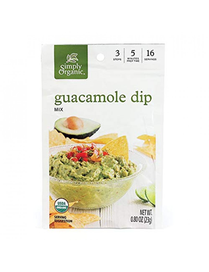 Simply Organic Guacamole Dip (12x.8 Oz)