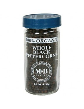 Morton & Bassett Organic Whole Black Pepper (3x2Oz)