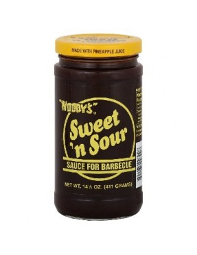 Woodys Sweet N Smoky Sauce (6x14.5OZ )