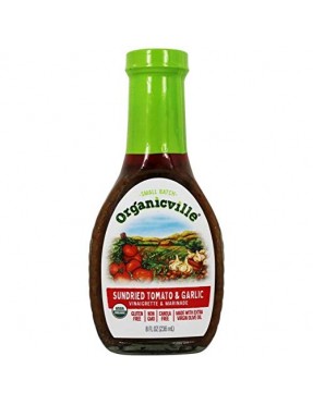 Organicville Sun Dried Tomato Garlic Vinaigrette (6x8 Oz)