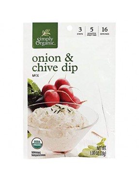 Simply Organic Onion & Chive Dip (12X1 OZ)