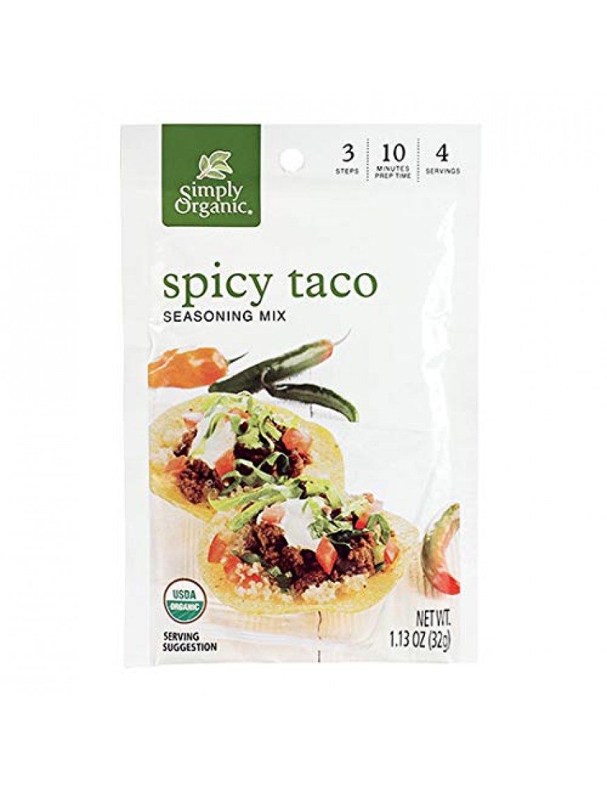 Simply Organic Spicey Taco Seasoning (12x1.13OZ )