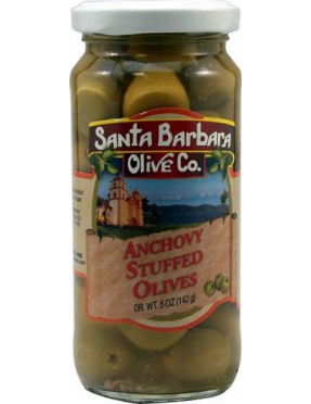 Santa Barbara Olive Co. Anchovy Stuffed Olives (6x5 Oz)