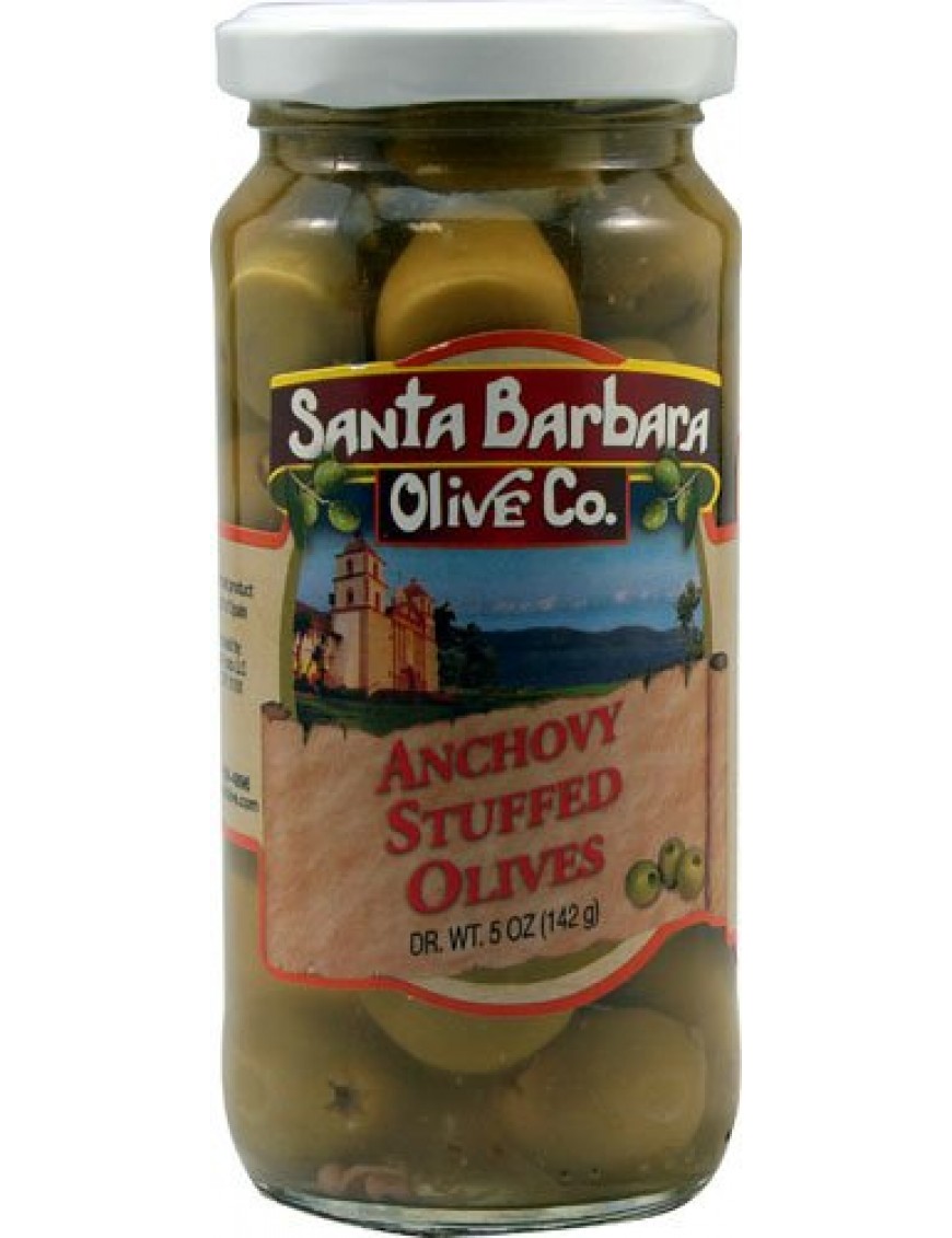 Santa Barbara Olive Co. Anchovy Stuffed Olives (6x5 Oz)