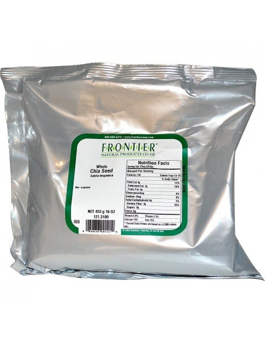 Frontier Herb Whole Chia Seed (1x1lb)