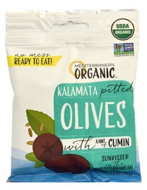 Mediterranean Organics Kalamata Pitted Olives (12x2.5 OZ)