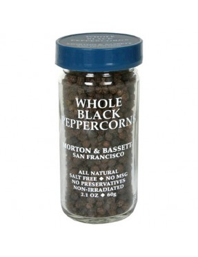 Morton & Bassett Whole Black Pepper (3x2.1Oz)