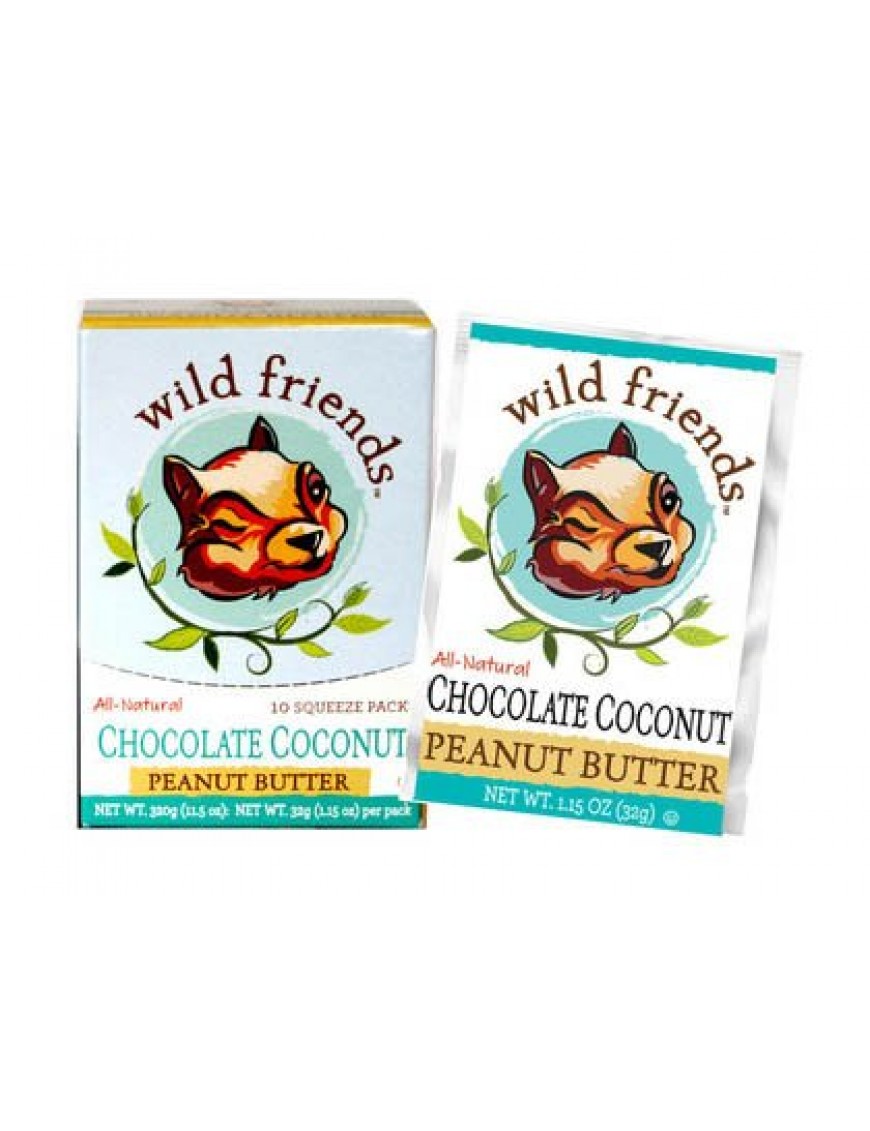 Wild Friends Chocolate Coconut PButter (10x1.15OZ )