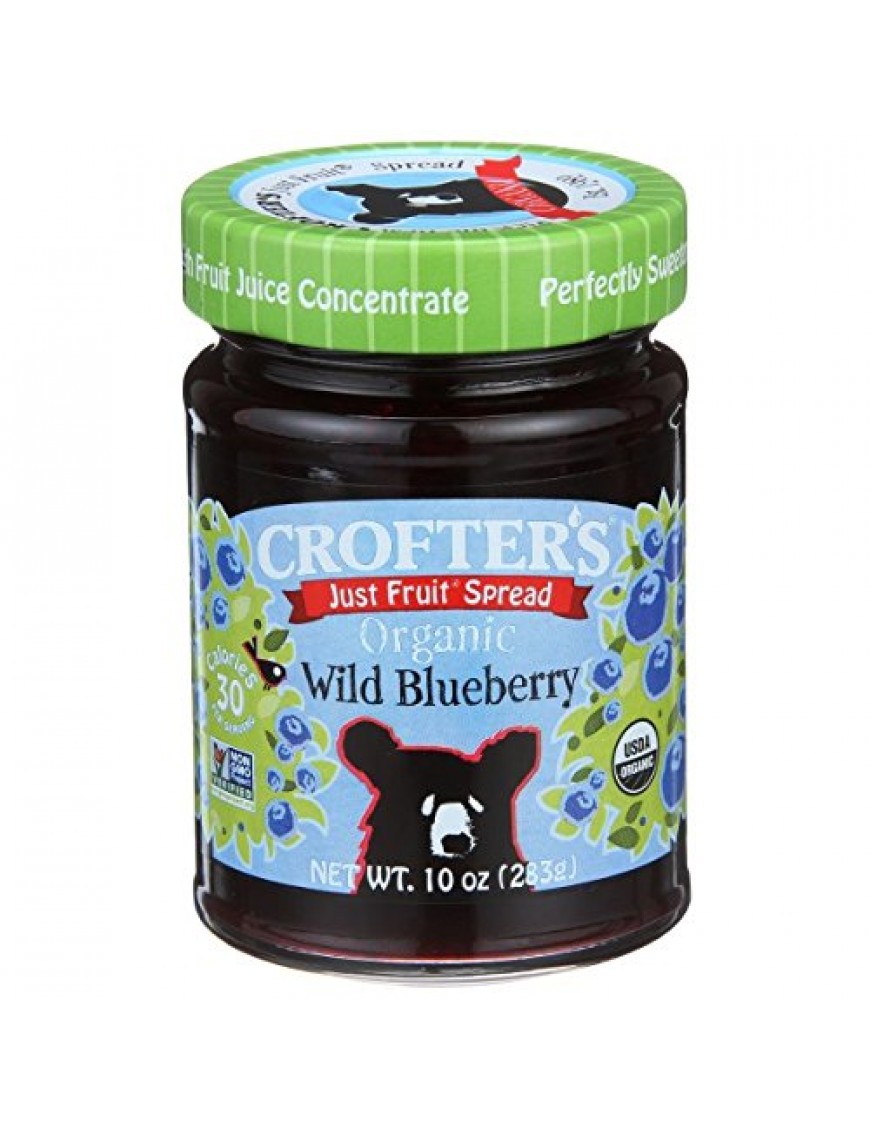 Crofters Wild Blueberry Fruit Spread (6x10 Oz)