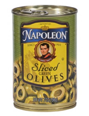 Napoleon Sliced Green Olives (12x7Oz)