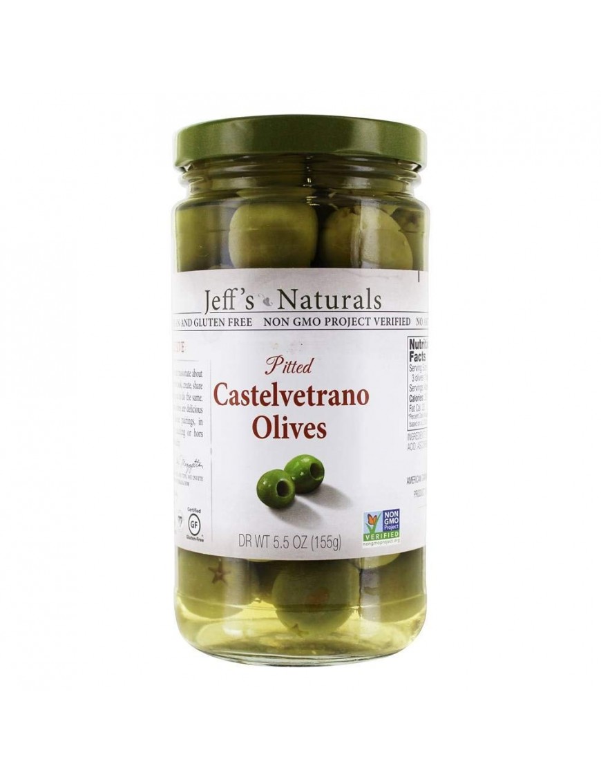 Jeff's Naturals Castelvetrano Olives (6x5.5 OZ)