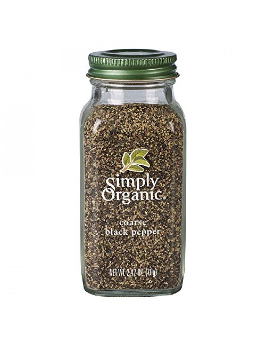 Simply Organic Pepper Black Coarse (6X2.47 OZ)