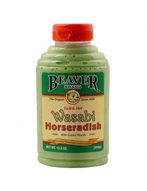 Beaver Extra Hot Wasabi Horseradish (6x12.5Oz)