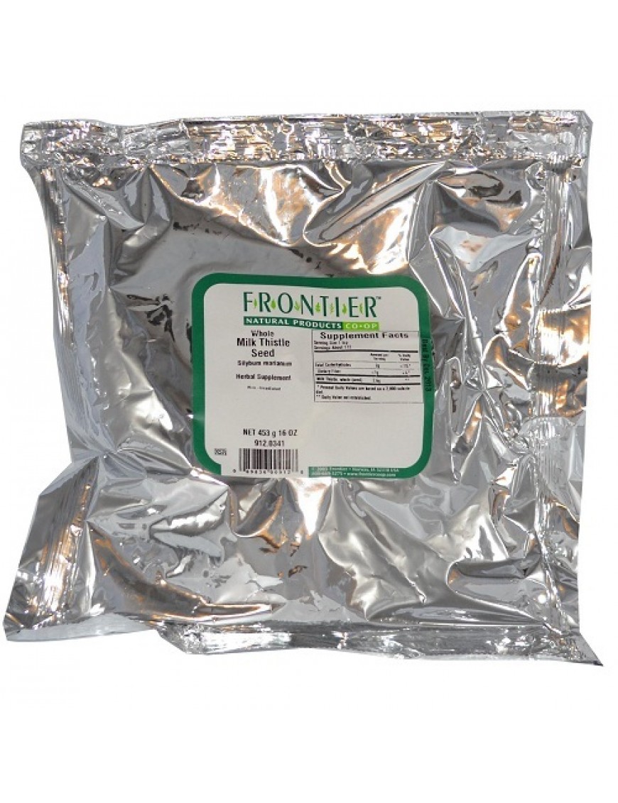 Frontier Herb Whole Milk Thistle Seed (1x1lb)