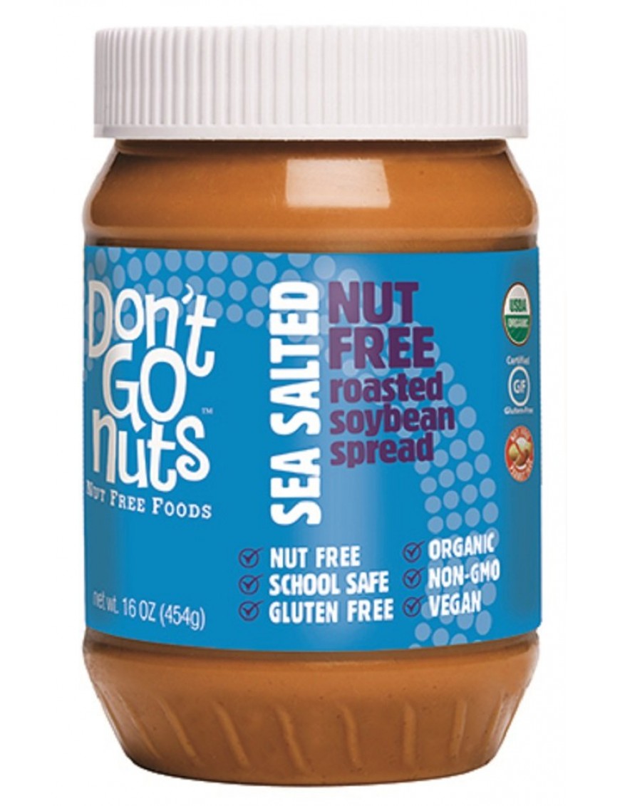 Don't Go Nuts Nut Free Organic Soy Butter, Lightly Sea Salted (6x16 OZ)