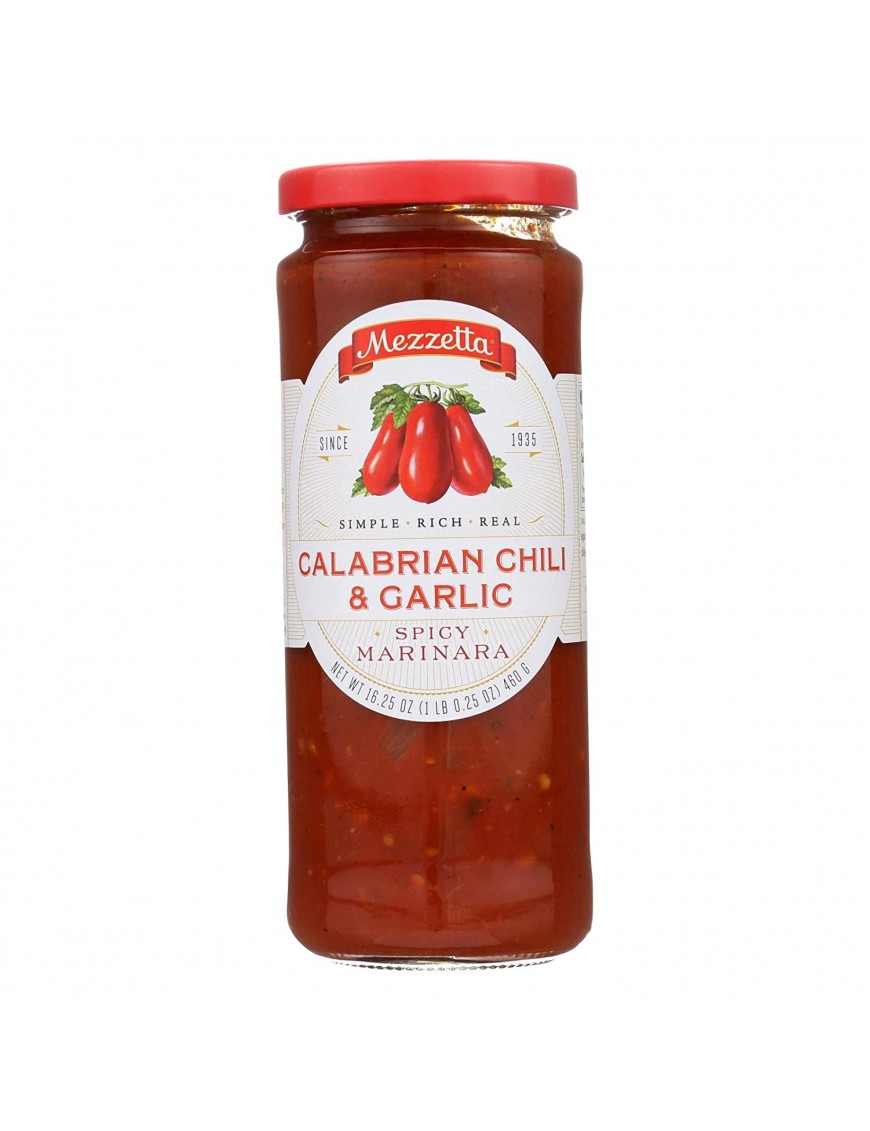 Mezzetta Marinara Calabrian Chili & Garlic Sauce (6x16.25 OZ)