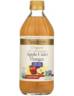 Spectrum Naturals Unfiltered Apple Cider Vinegar (12x16 Oz)