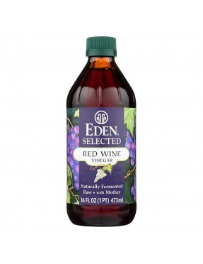 Eden Foods Red Wine Vinegar Raw (12x16 Oz)