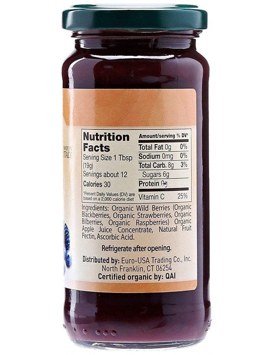 Bionaturae Wild Berry Fruit Spread (12x9 Oz)