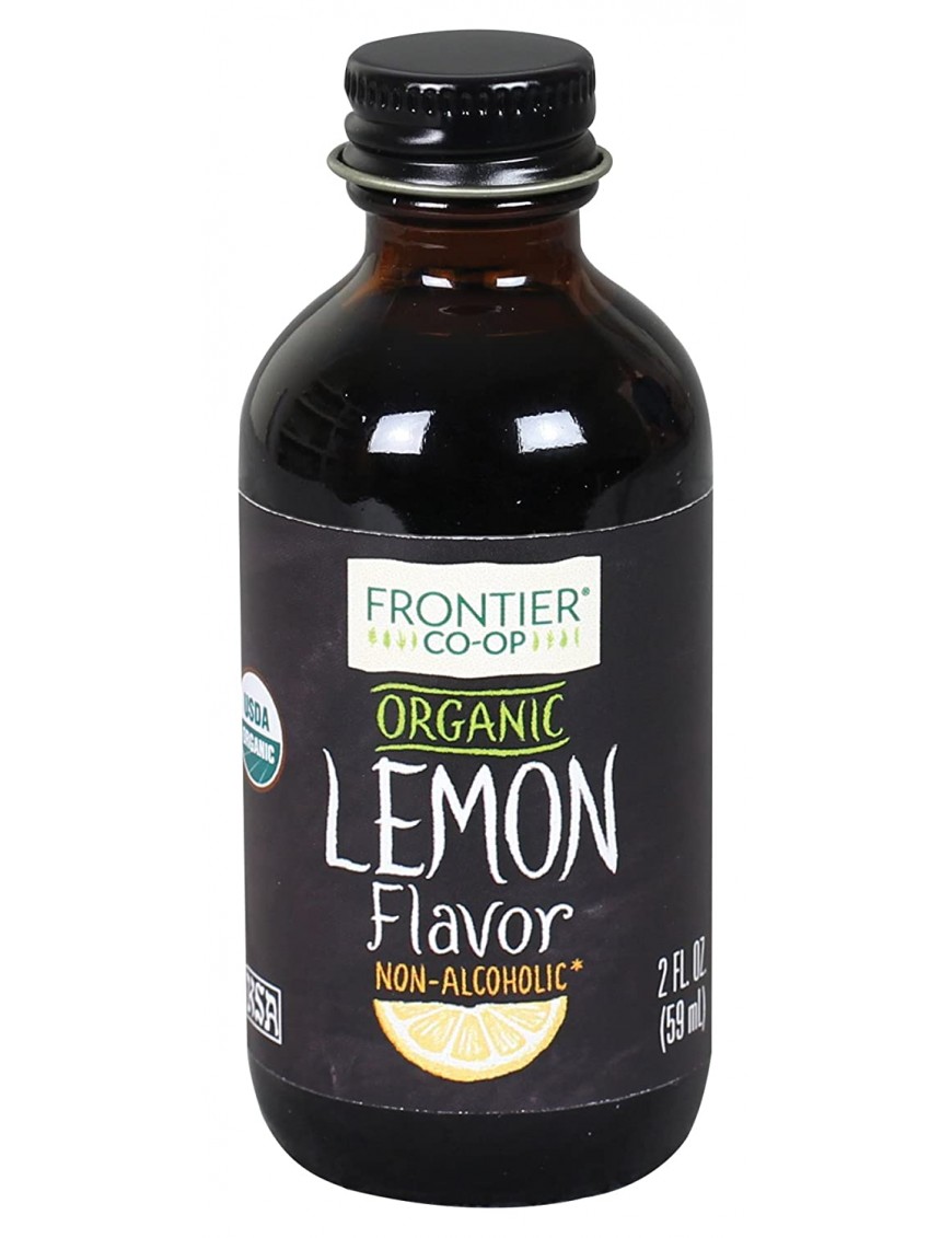 Frontier Herb Organic Lemon Flavor A/F (1x2 Oz)