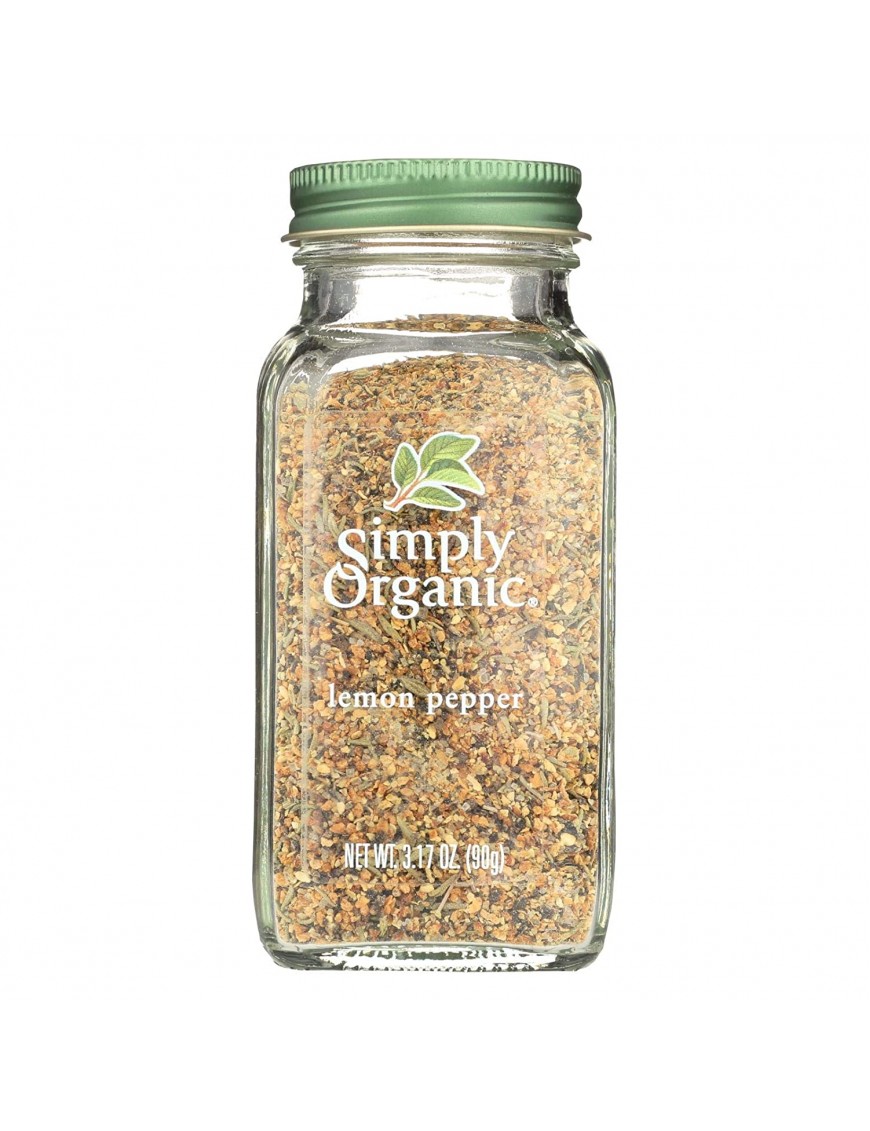 Simply Organic Lemon Pepper Certified Organic (6x3.17Oz)